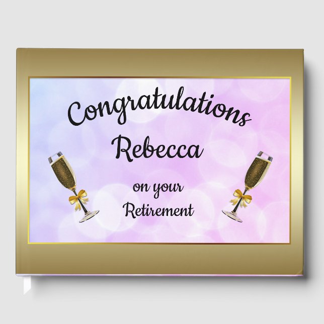 Livre D'or Conception de retraite personnalisée (Recto)