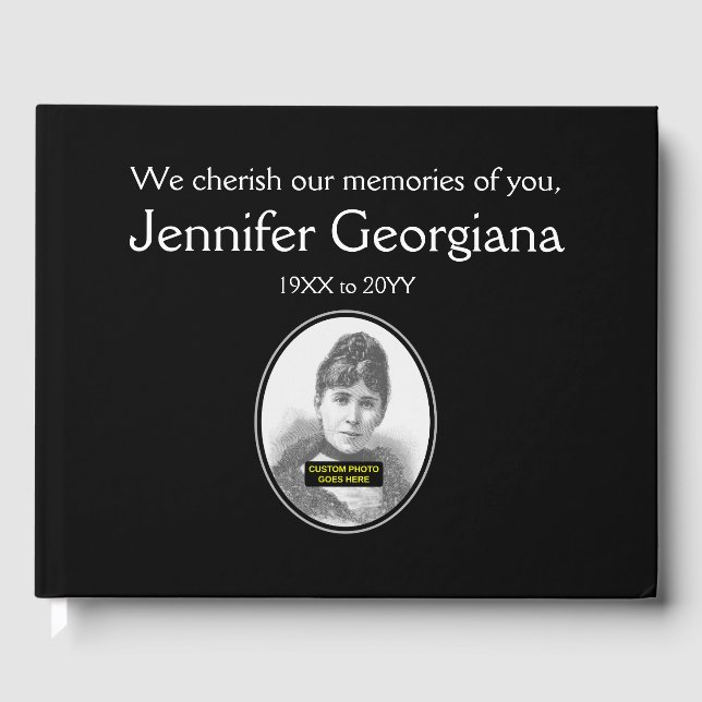 Livre d'or Condolences simples et basiques (Recto)