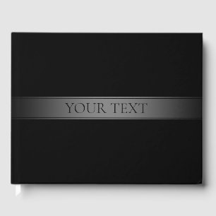 Livre D'or Couleur modifiable de bande de dégradé simple et é