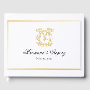 Livre D'or COULEURS MODIFIABLES GM Monogramme MG Monogramme L