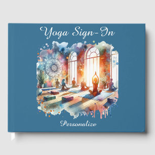Livre D'or Cours de Yoga Zen Inscription Méditation Bien-être