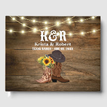 Cowboy Boots Sunflower Mariage de l'Ouest