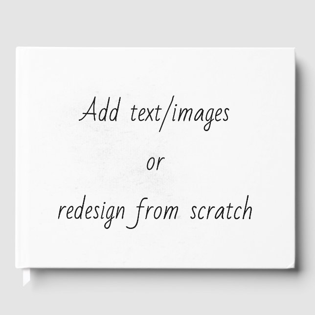 Livre D'or Créez Votre Propre (Recto)