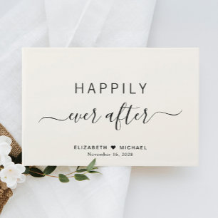 Livre D'or Crème de Mariage Happily Ever After