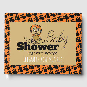 Livre D'or Cute Lion Cub, Baby shower