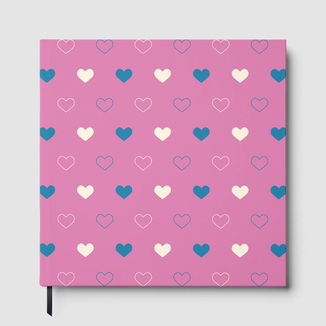 Livre D'or Cute Simple Heart Pattern (Recto)
