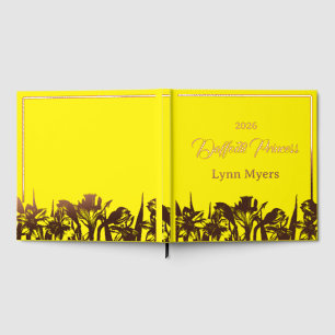 Livre D'or Daffodique Foil Scrapbook Festival de Concours de