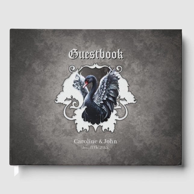 Livre D'or Dans l'ombre de l'élégance : Un cygne noir. (Recto)