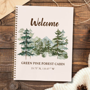 Livre d'or de la cabane de location de la forêt ru