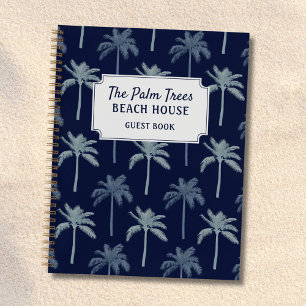 Livre d'or de la maison de plage aux palmiers bleu