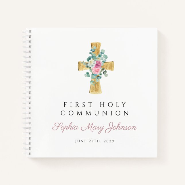 Livre d'or de la première communion de la croix fl (Devant)