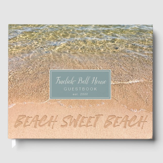 Livre d'or de l'hospitalité Beach Sweet Beach (Recto)