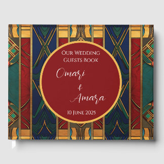 Livre d'or de mariage Afrocentrique personnalisé p