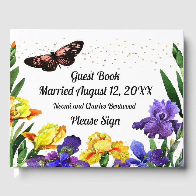 Livre d'or de mariage avec Iris (Recto)