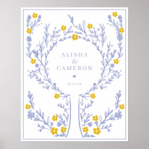 Livre d'or de mariage en forme d'arbre empreintes
