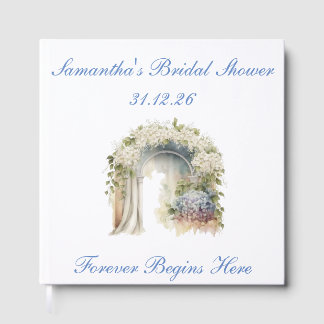 Livre d'or de mariage floral rêveur