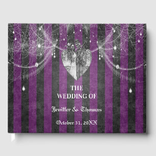Livre d'or de mariage Halloween gothique