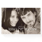 Livre d'or de mariage photo moderne rustique