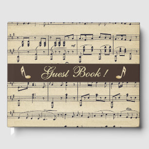 Livre d'or de partitions musicales anciennes