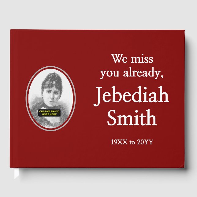 Livre d'or de Sympathie minimale et de deuil (Recto)