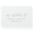 Délicat Silver Calligraphie Monogramme Mariage arr