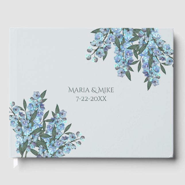 Livre D'or Delphinium bleu (Recto)