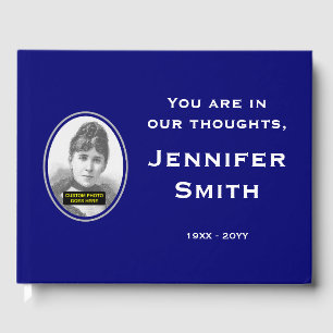 Livre d'or des funérailles élégantes et simples; P