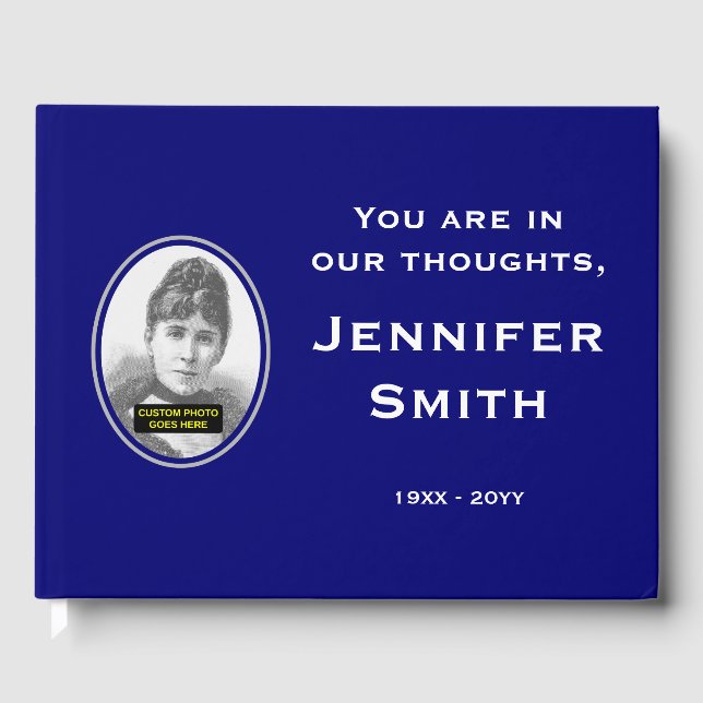 Livre d'or des funérailles élégantes et simples; P (Recto)