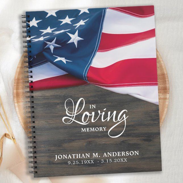 Livre d'or des funérailles patriotiques American F (Créateur téléchargé)