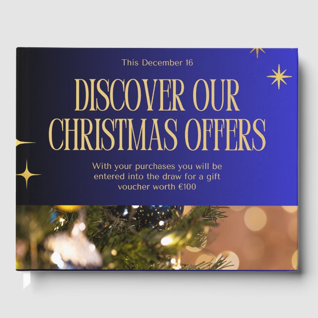 Livre D'or Discover Our Christmas Offers – Holiday Shopping  (Recto)