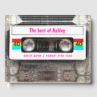 DJ 80s amusant Cassette Tape 40e anniversaire invi
