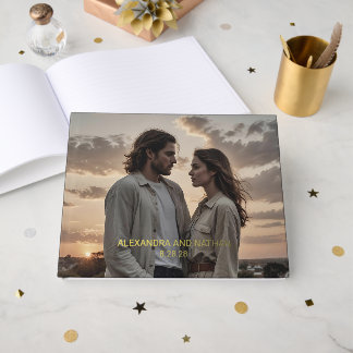 Livre D'or Do-it-yourself minimaliste de photos personnalisée