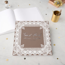 Doliy Lace Élégant Taupe Mariage
