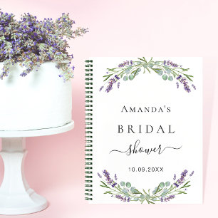 Livre d'or douche nuptiale lavande eucalyptus