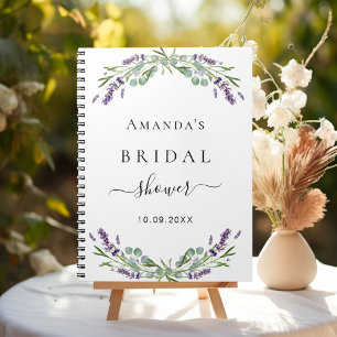 Livre d'or douche nuptiale lavande eucalyptus