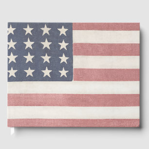 Livre D'or Drapeau américain rustique