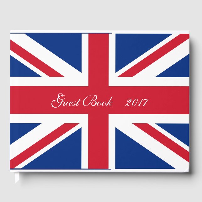 Livre D'or Drapeau britannique Royal Union Jack (Recto)