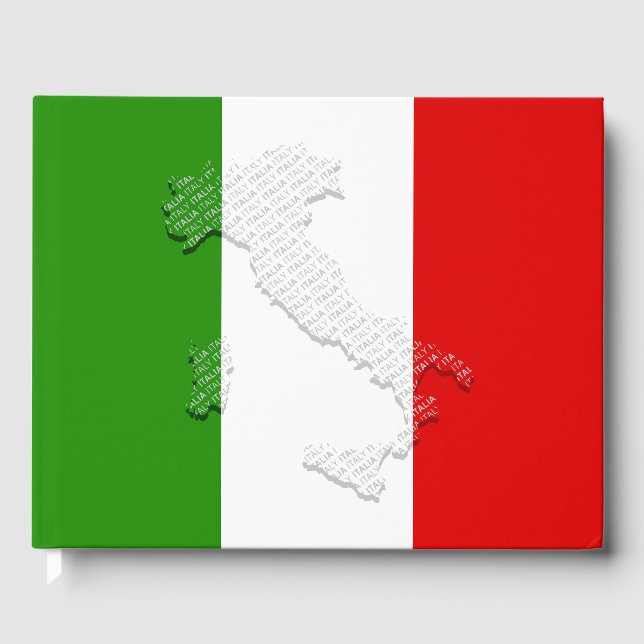 Livre D'or Drapeau italien (Recto)