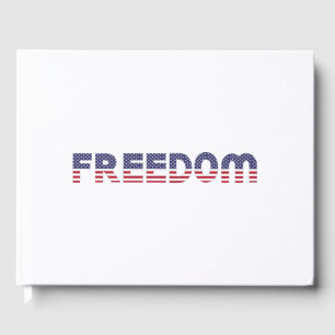 Livre D'or Drapeau Liberté Américaine pour Patriotic & Libert