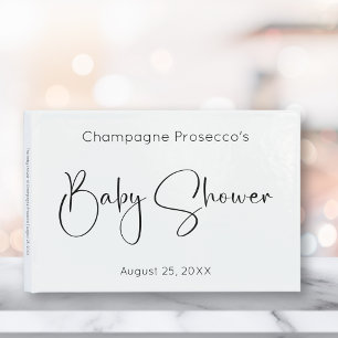 Livre d'or du Baby shower de script moderne