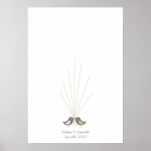 Livre d'or du Mariage d'empreintes digitales   INS