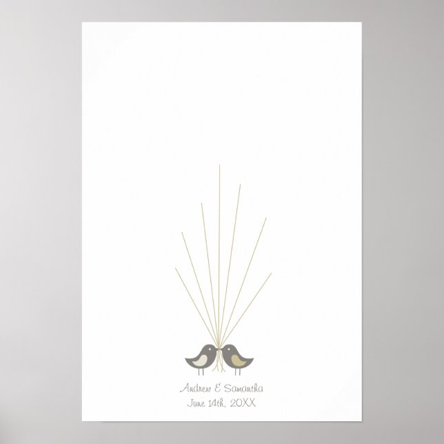 Livre d'or du Mariage d'empreintes digitales | INS (Devant)