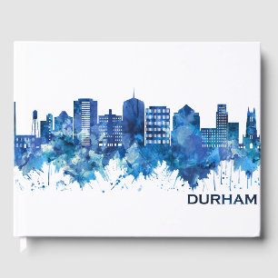 Livre D'or Durham Caroline du Nord Skyline Blue