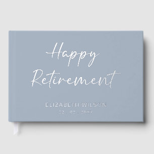 Livre D'or Dusty Blue Retirement Party