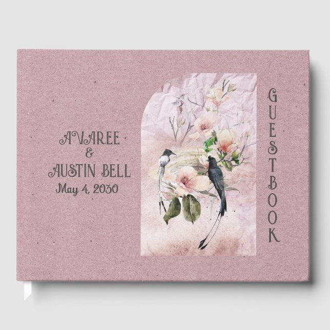 Livre D'or Dusty Bourgogne et Magnolia Blossom (Recto)