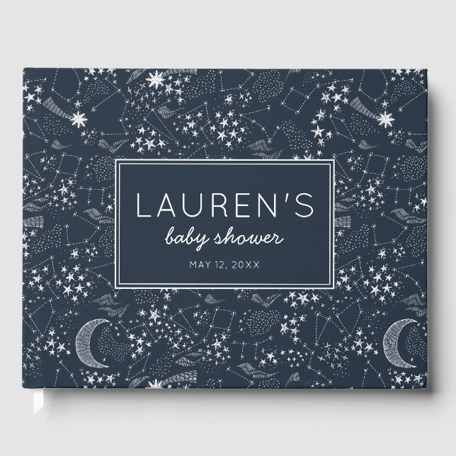 Livre D'or Écrit dans la constellation des étoiles (Recto)