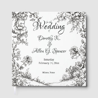 Livre D'or Elaborate Rustic Floral