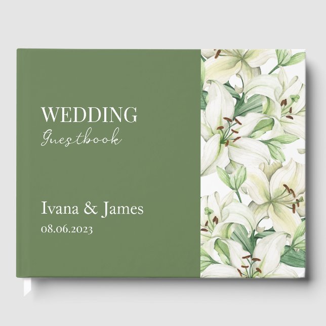 Livre D'or Élégance LILY Blossom (Recto)