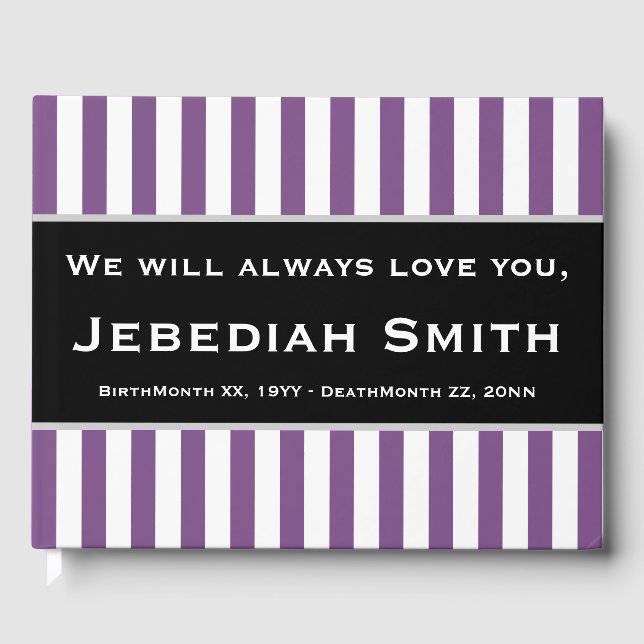 Livre d'or Elegant & Basic Memories (Recto)