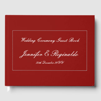 Livre d'or élégant et minimaliste de la fête de ma